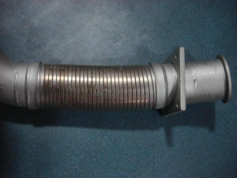 Exhaust corrugated pipe (flange 85*85, L=550mm)-1