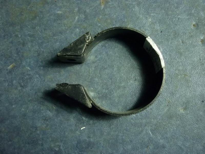 Intake and exhaust fixed pipe clamp, round, Φ90