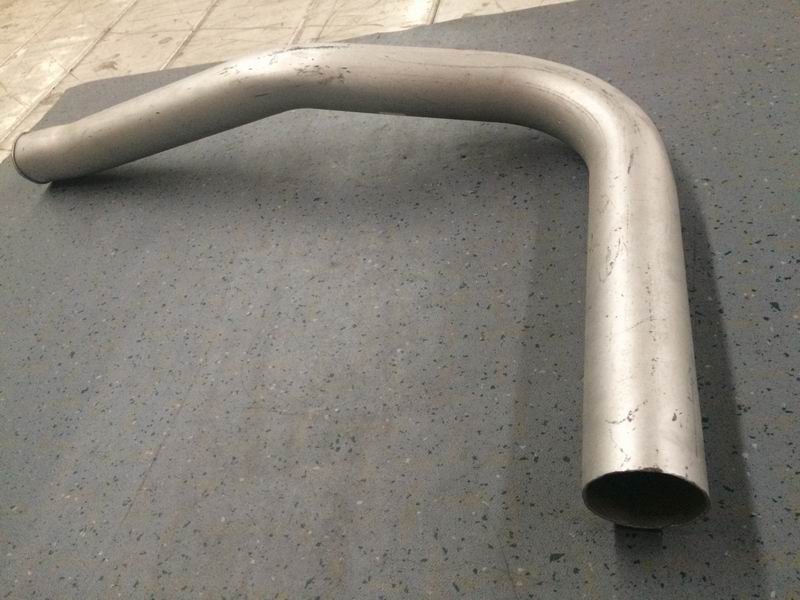 Exhaust tailpipe (Φ76, L=842mm, special type)-2