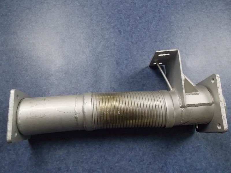 Exhaust corrugated pipe (flange 80*80, L=250mm)