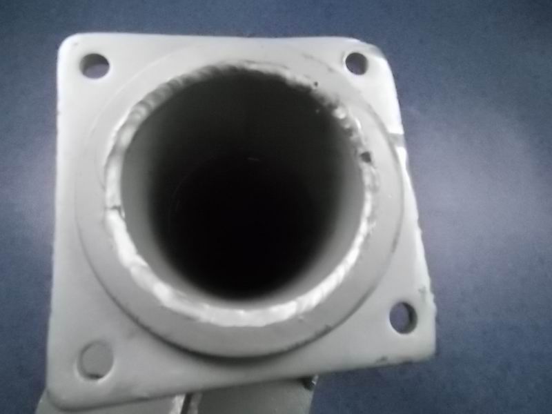 Гофрированная труба выхлопная (фланец 80 * 80 , Л= 250mm )-2