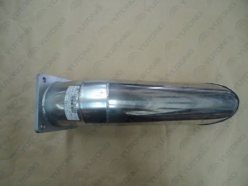 Exhaust tailpipe (flange 105*105, Φ109, L=428mm)
