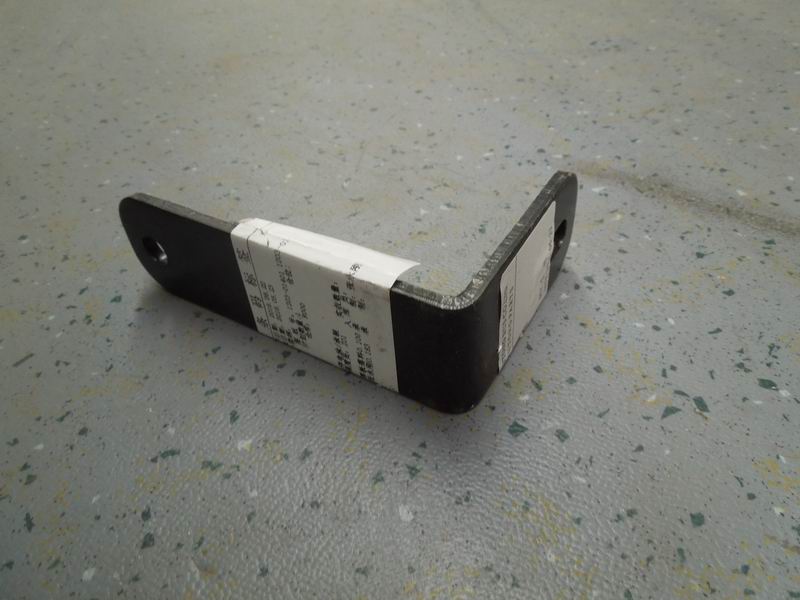 Exhaust pipe bracket, L-shaped, 5mm, without reinforcement-1