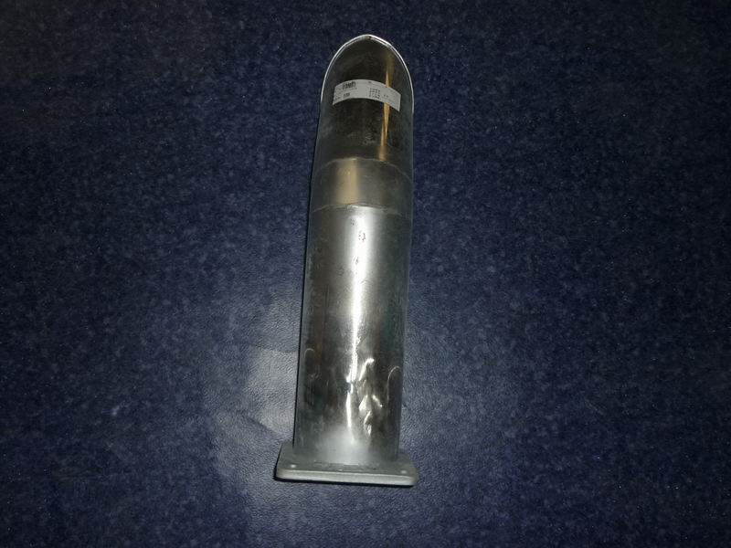 Exhaust tailpipe (flange 105*105, Φ110, L=475mm)