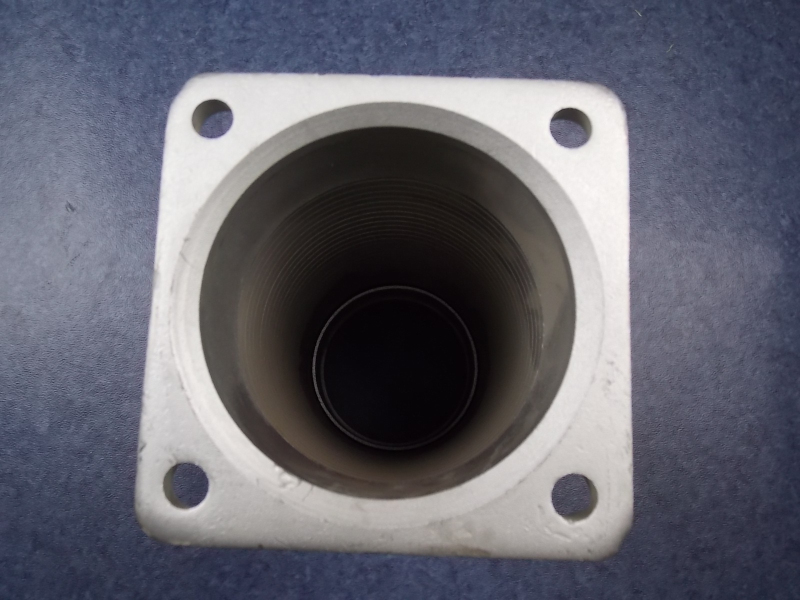 Exhaust corrugated pipe (flange 92*92, L=340mm)-1