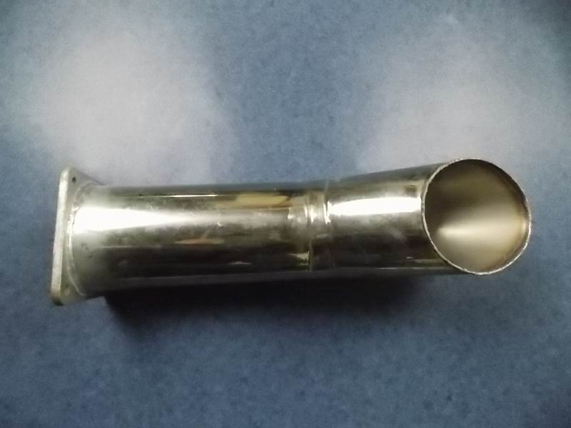 Exhaust tailpipe (flange 119*119, Φ120, L=420mm)