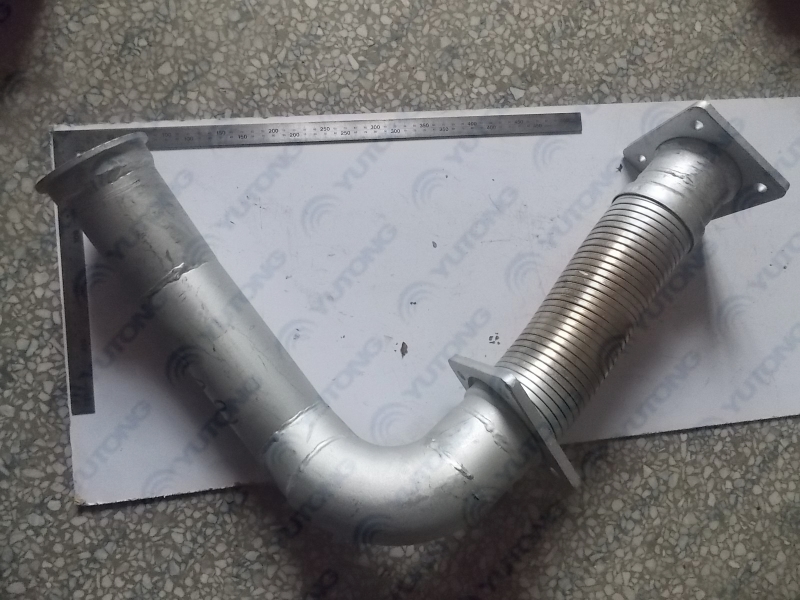 Exhaust corrugated pipe (flange 80*80, L=300mm) has been installed