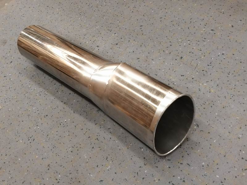 Exhaust tailpipe (Φ116, L=588mm, 176°)-1