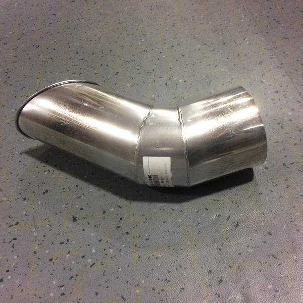 Выхлопная труба (Φ 102 , Л= 280mm , 135 °)-2