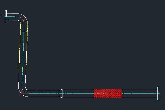 Exhaust bellows (Φ94, L=550mm) has been made into work