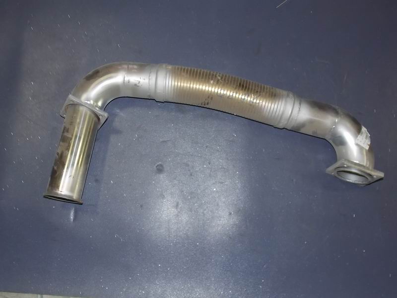 Exhaust corrugated pipe (flange 116*116, L=350mm)