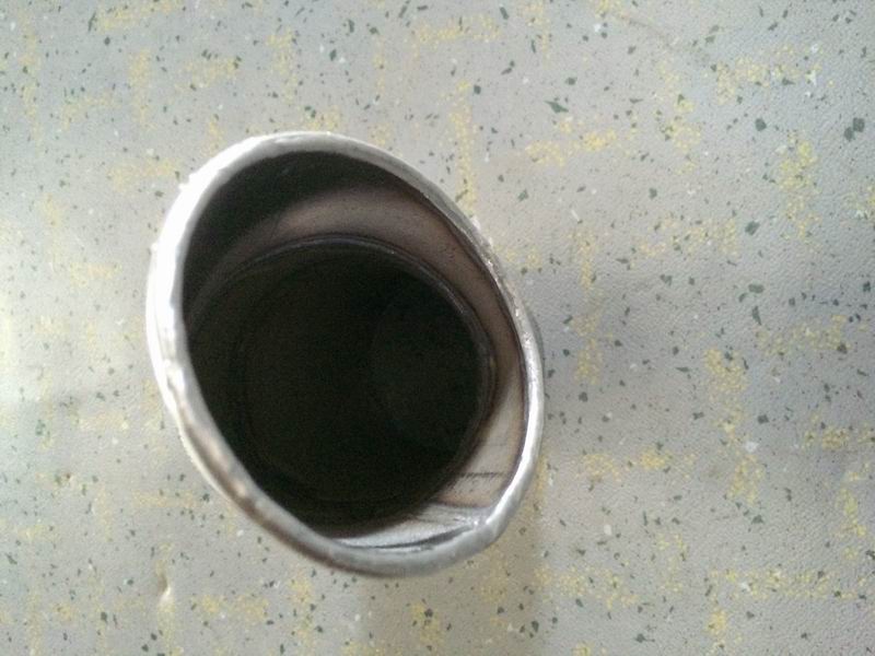 Exhaust tailpipe, Φ80, L=170,137°-1