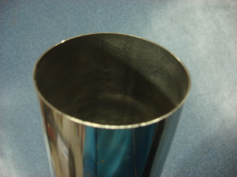 Exhaust tailpipe (Φ89, L=428mm, 155°)-2
