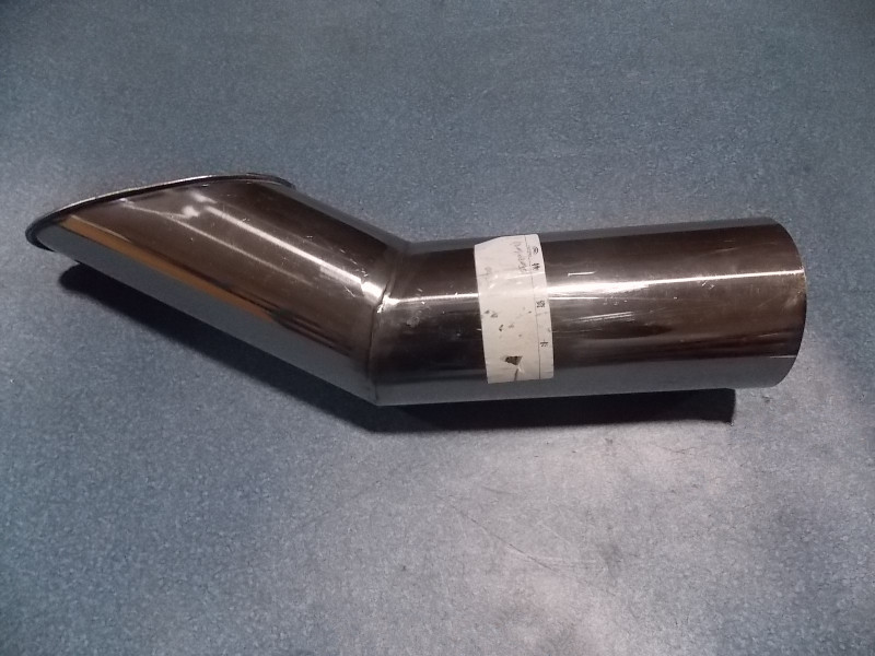 Exhaust tailpipe (Φ89, L=357mm, 155°)