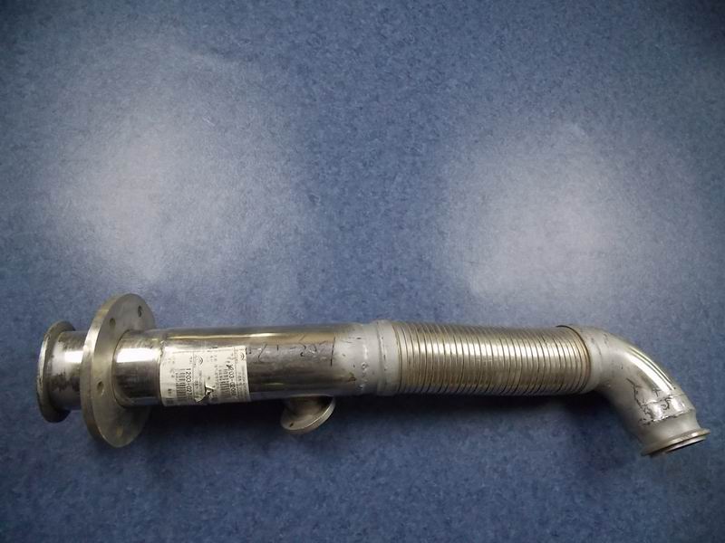 Гофрированная труба выхлопная (фланец 116 * 116 , Л= 655mm )