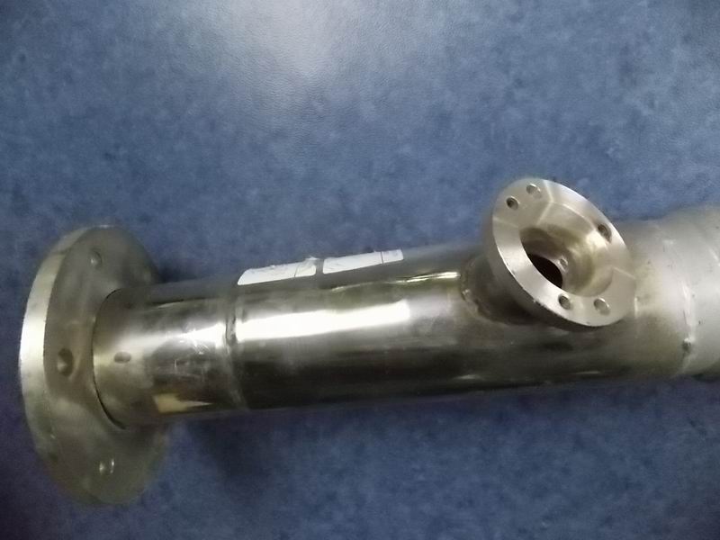 Гофрированная труба выхлопная (фланец 116 * 116 , Л= 655mm )-1