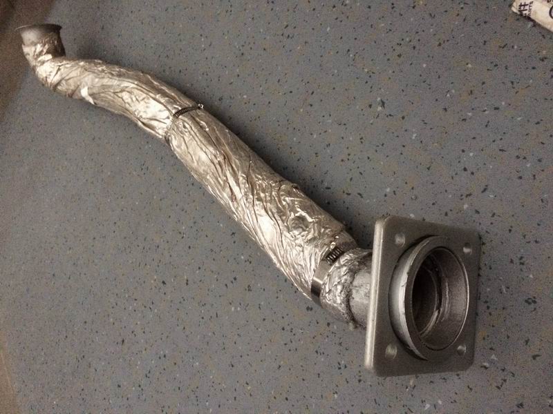 Exhaust bending pipe (working equipment has been made)