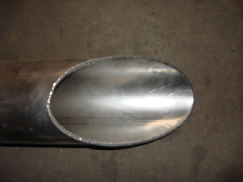Exhaust tailpipe (Φ115, L=497mm, 155°)-2