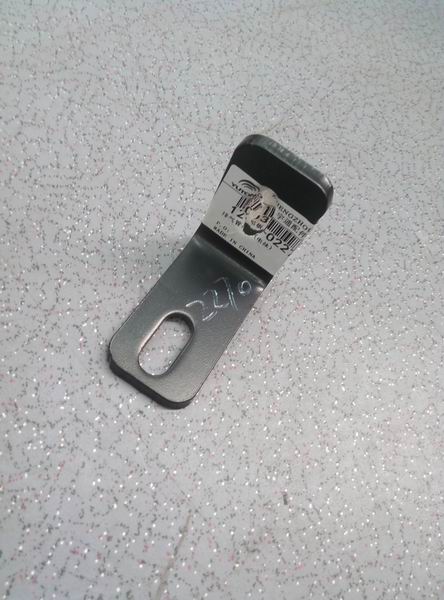 Exhaust pipe bracket, L-shaped, thickness 6, without reinforcement