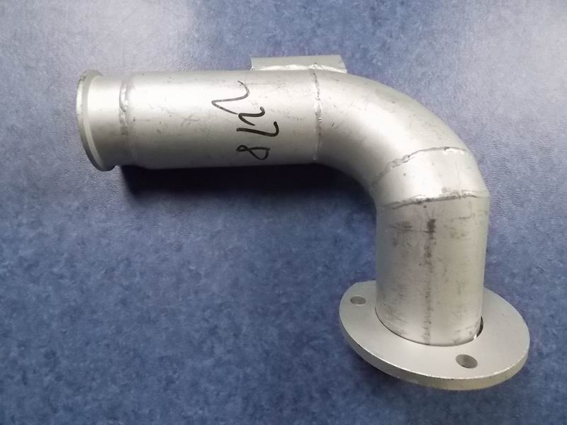 D Exhaust bend pipe