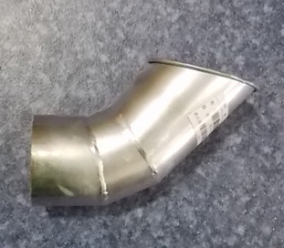 Exhaust tailpipe (Φ73 L=170 135°)
