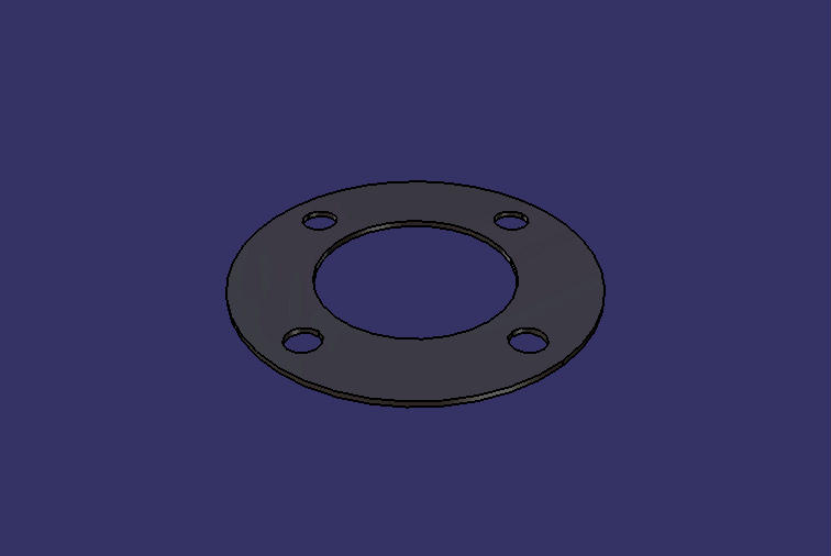 Exhaust sealing gasket
