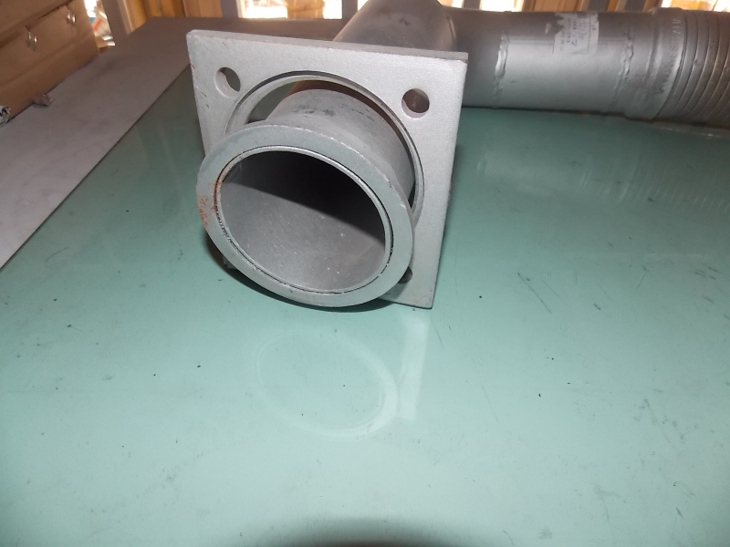 Exhaust corrugated pipe (flange 80*80, L=300mm)-1