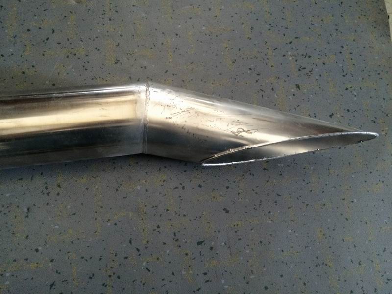 Выхлопная труба (Φ 89 , Л= 930mm , 160 °)