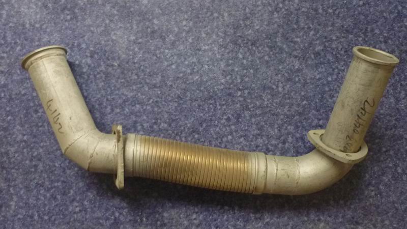 Exhaust bellows (flange indexing circle Φ98, L=481mm)
