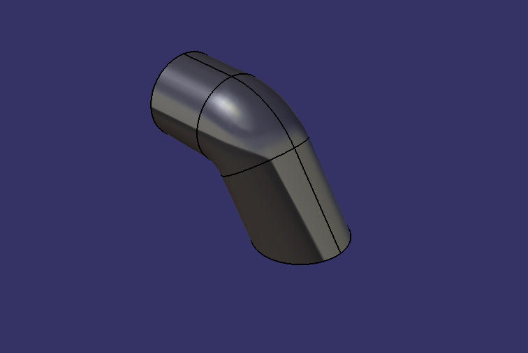 Выхлопная труба, Φ 102 , Л= 238mm , 125 °)