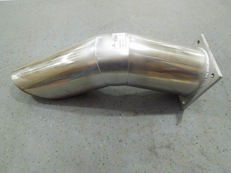 Выхлопная труба (фланец 119 * 119 , Ф 120 , Л= 391mm )