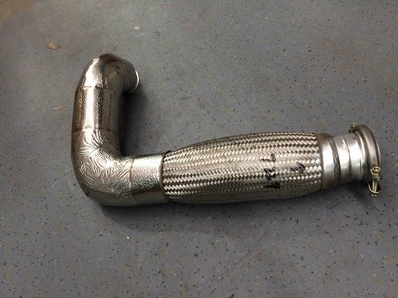 Exhaust bellows, rear-mounted car, Φ85