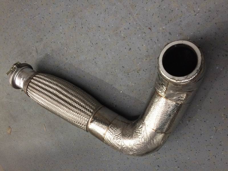 Exhaust bellows, rear-mounted car, Φ85-2