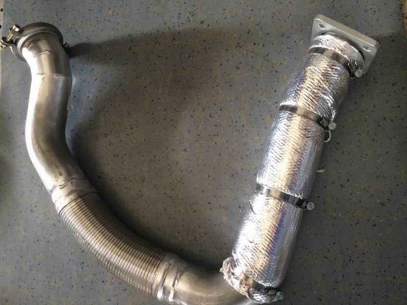 Exhaust corrugated pipe, φ76, L=300mm