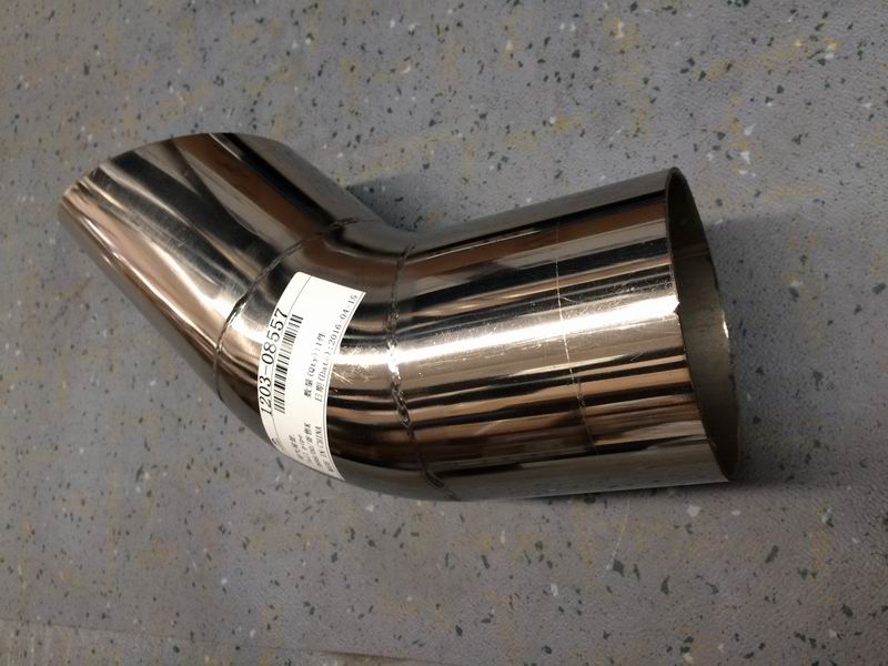 Exhaust tailpipe, Φ102, L=306mm,