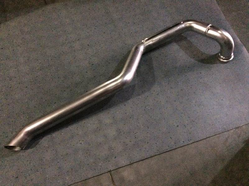 Exhaust tailpipe, Φ63, L=1440mm, special type-1