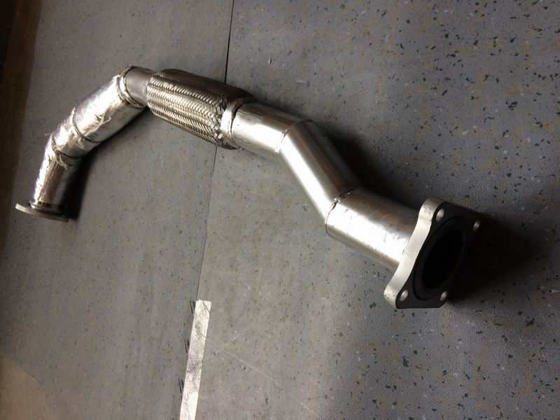 Exhaust corrugated pipe