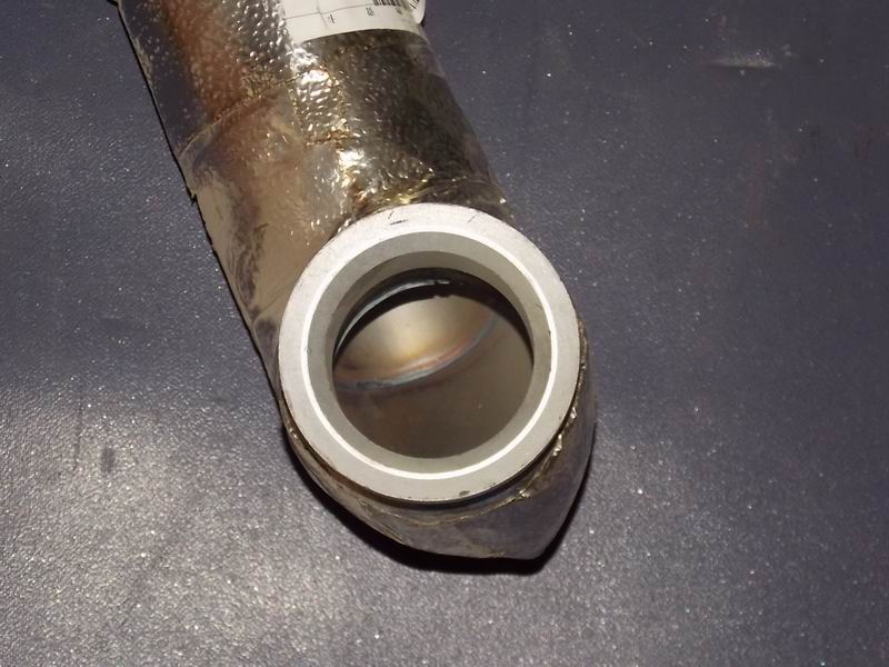 Exhaust corrugated pipe (flange 124*124 L=360)-1