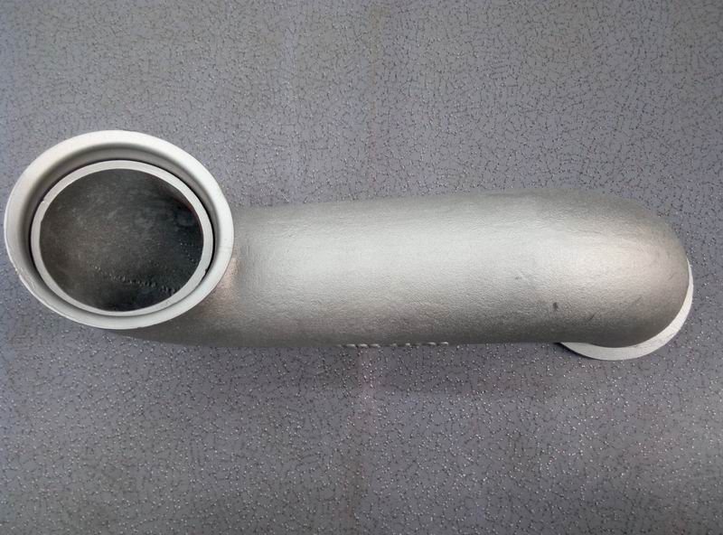 Exhaust bend pipe, Φ105mm, 500mm, castings-1