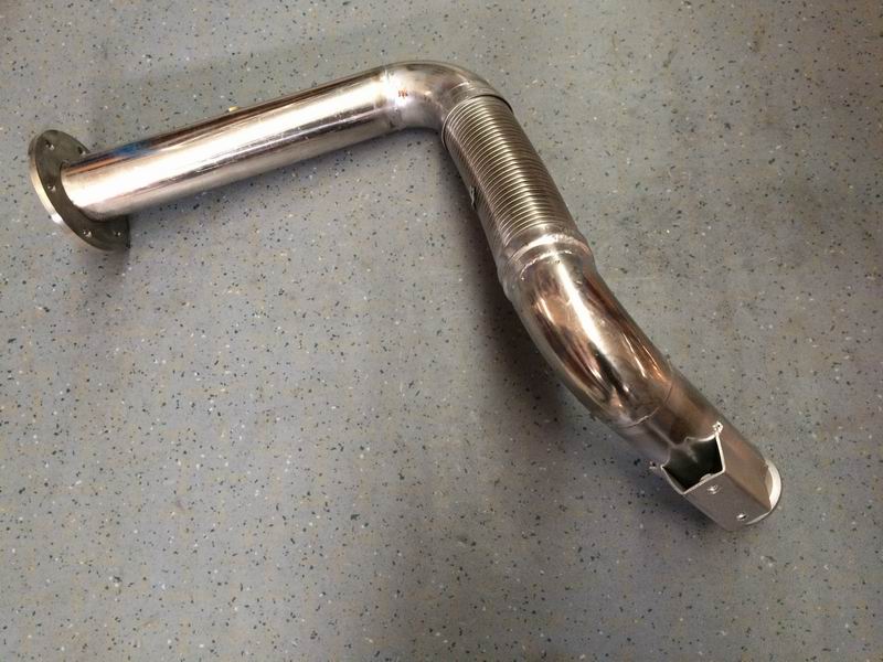 Exhaust bellows, Φ76, L=300