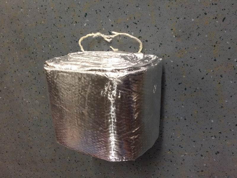 Exhaust pipe heat insulation cotton; 150*5000-2