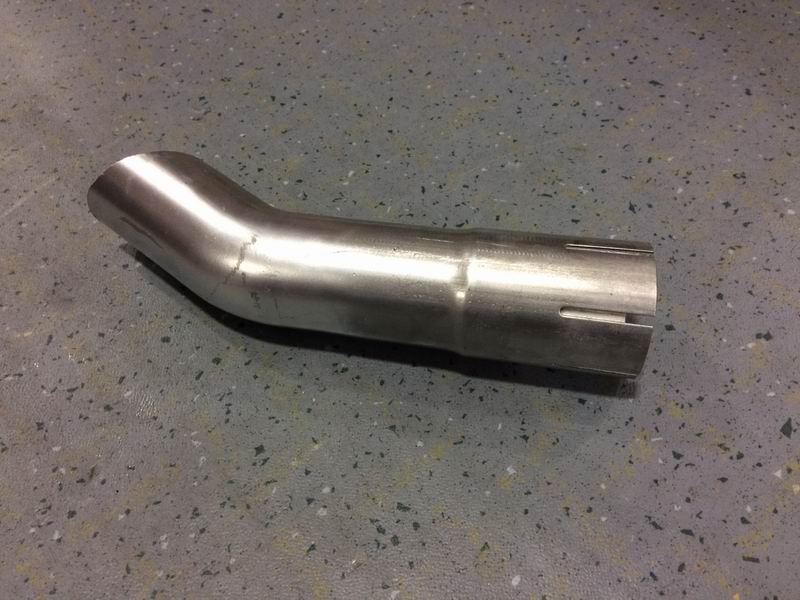 Exhaust tailpipe, Φ63, L=285mm, special type-2