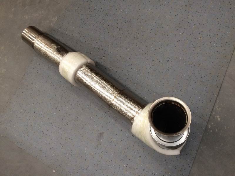 Exhaust tailpipe, Φ102, L=1252mm, with tail throat-1