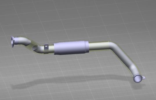 Exhaust bellows, Φ63, L=1375-1