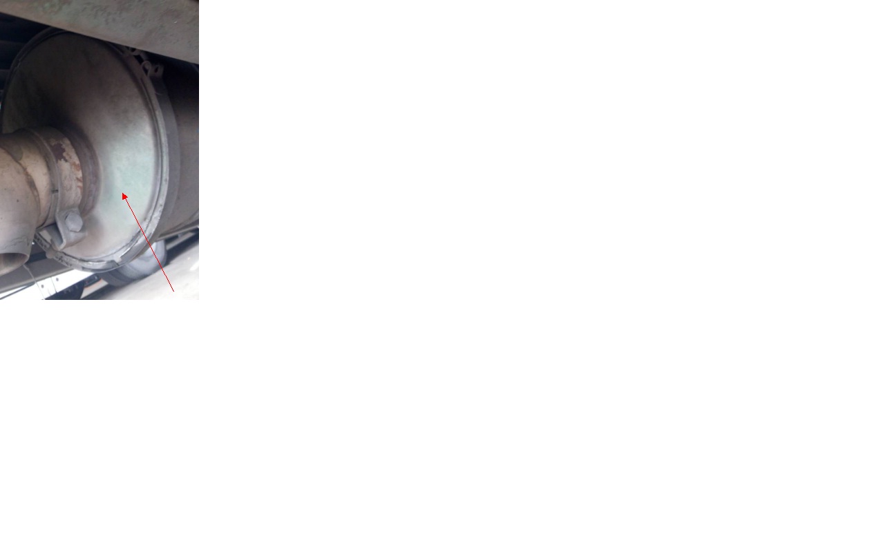 Catalytic silencer air outlet cap