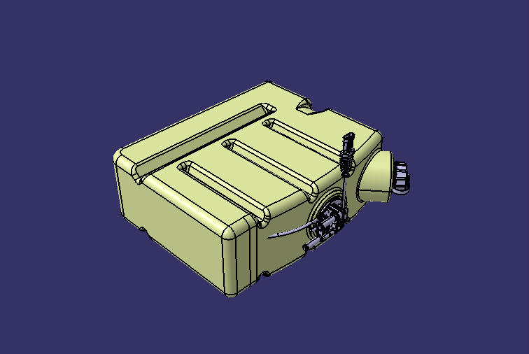 Urea tank (38L, Weichai, Tinchai, Rot-molding)