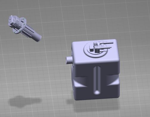 Urea tank (9L, frying, rotary molding)-1