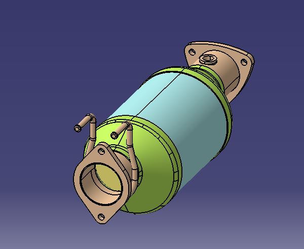 Three-way catalyst, L96 V8, National IV