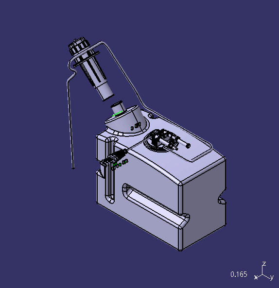 Емкость для мочевины (16L, жареная, роторная)