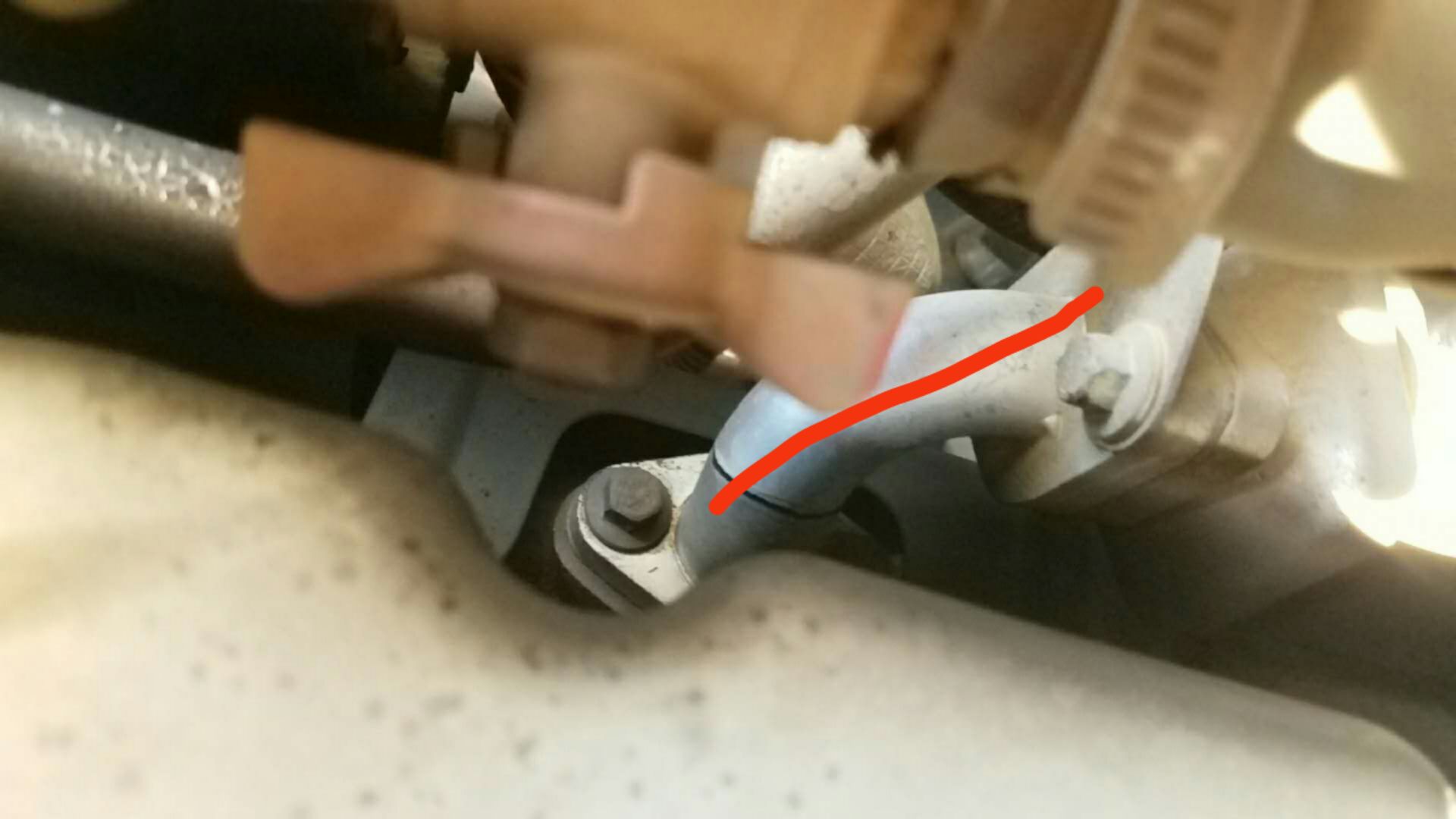 EGR cooler air intake pipe; can be replaced by 1207-00297